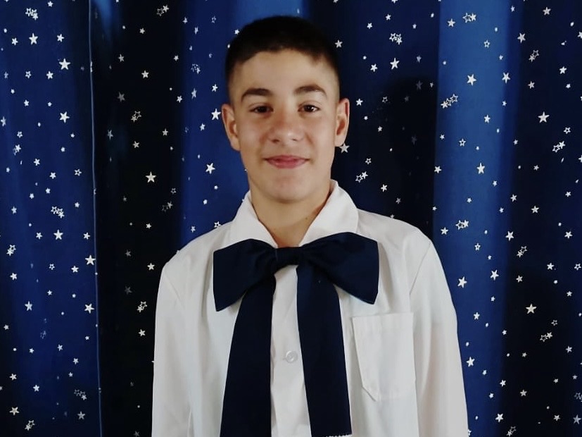Un cartel de La Paz: Santiago Agüero de la escuela 40 de Costa Azul entre los tres mejores del país