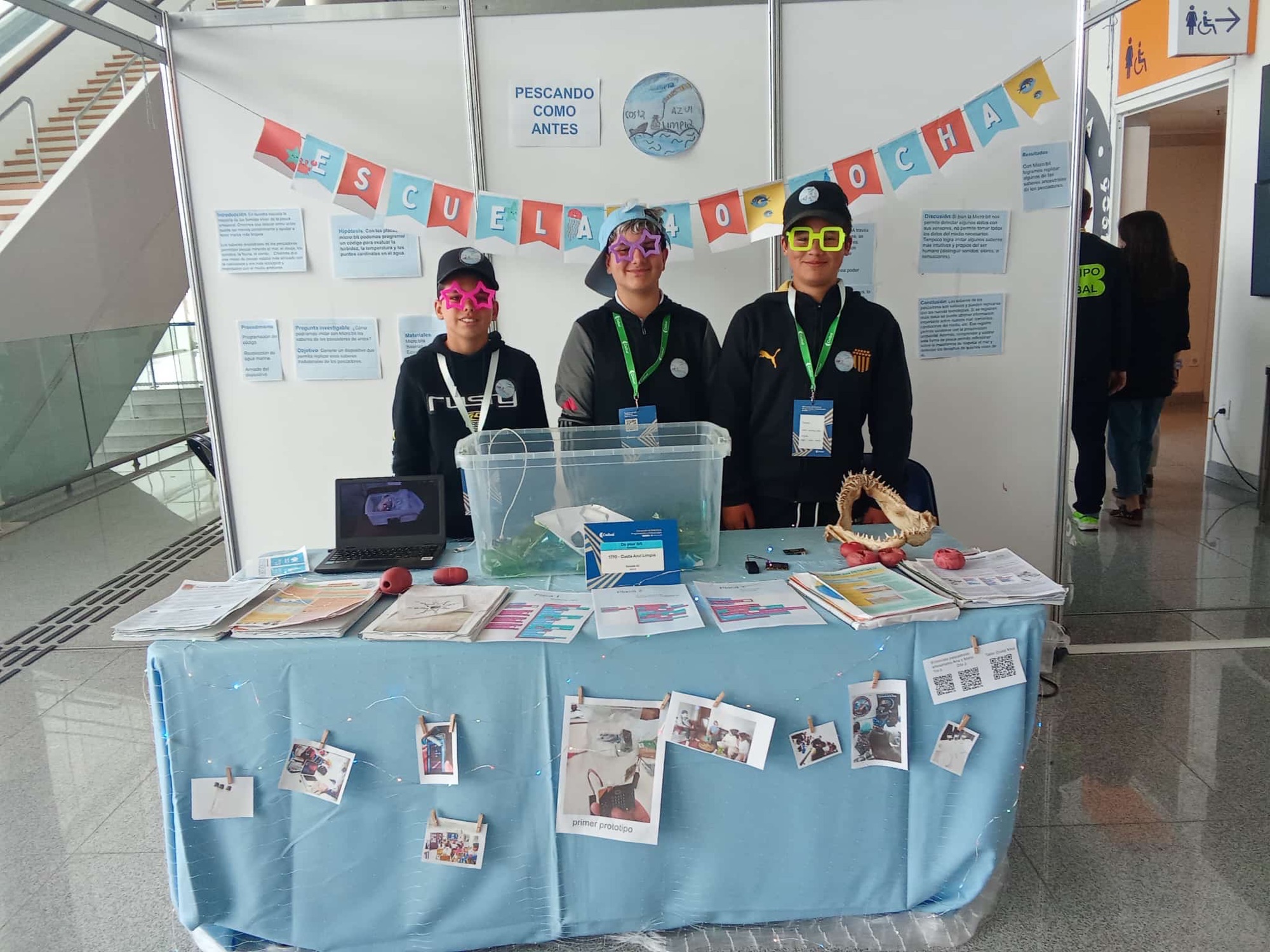 Estudiantes de La Paloma representan a Rocha en la Feria Nacional de Clubes de Ciencia y en las Olimpiadas de Robótica