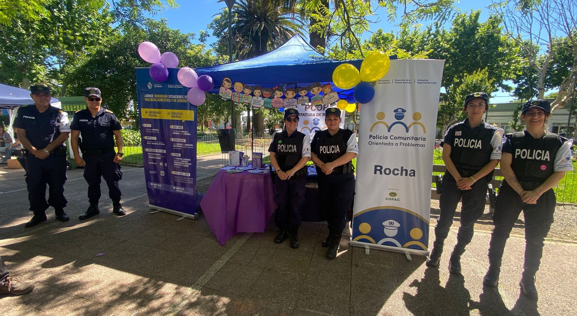 Policía Comunitaria participó de la Feria de los Derechos en Lascano&nbsp;