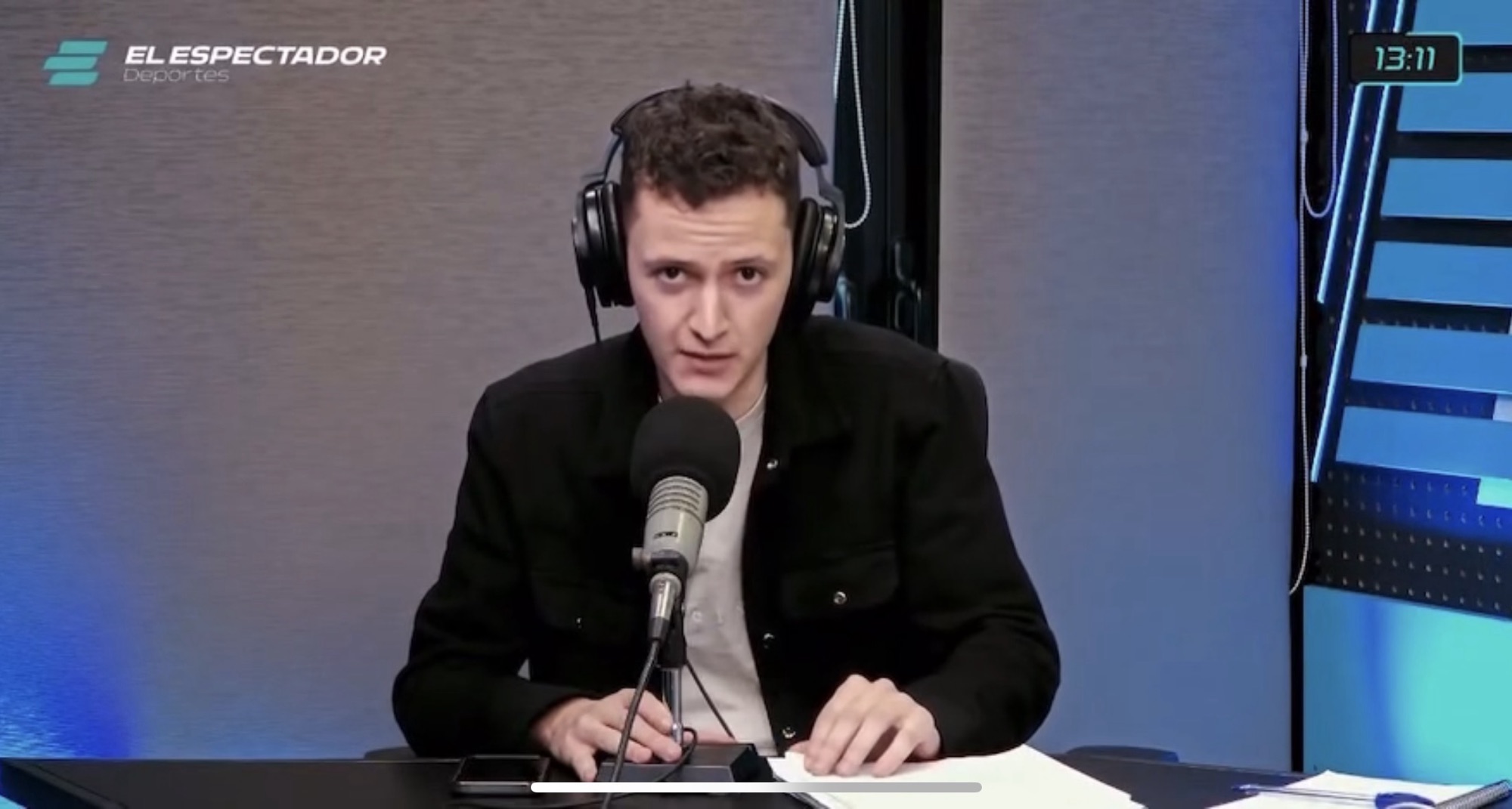 El rochense Juanito Guerra se sumó al programa Las Voces del Fútbol en El Espectador Deportes