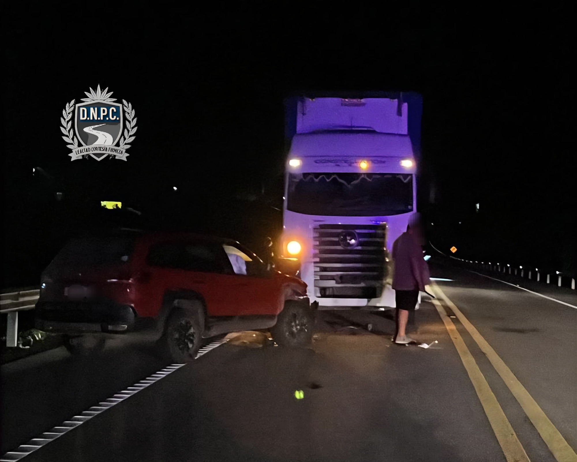 Siniestro de tránsito frontal en Ruta 9, a la altura de Castillos