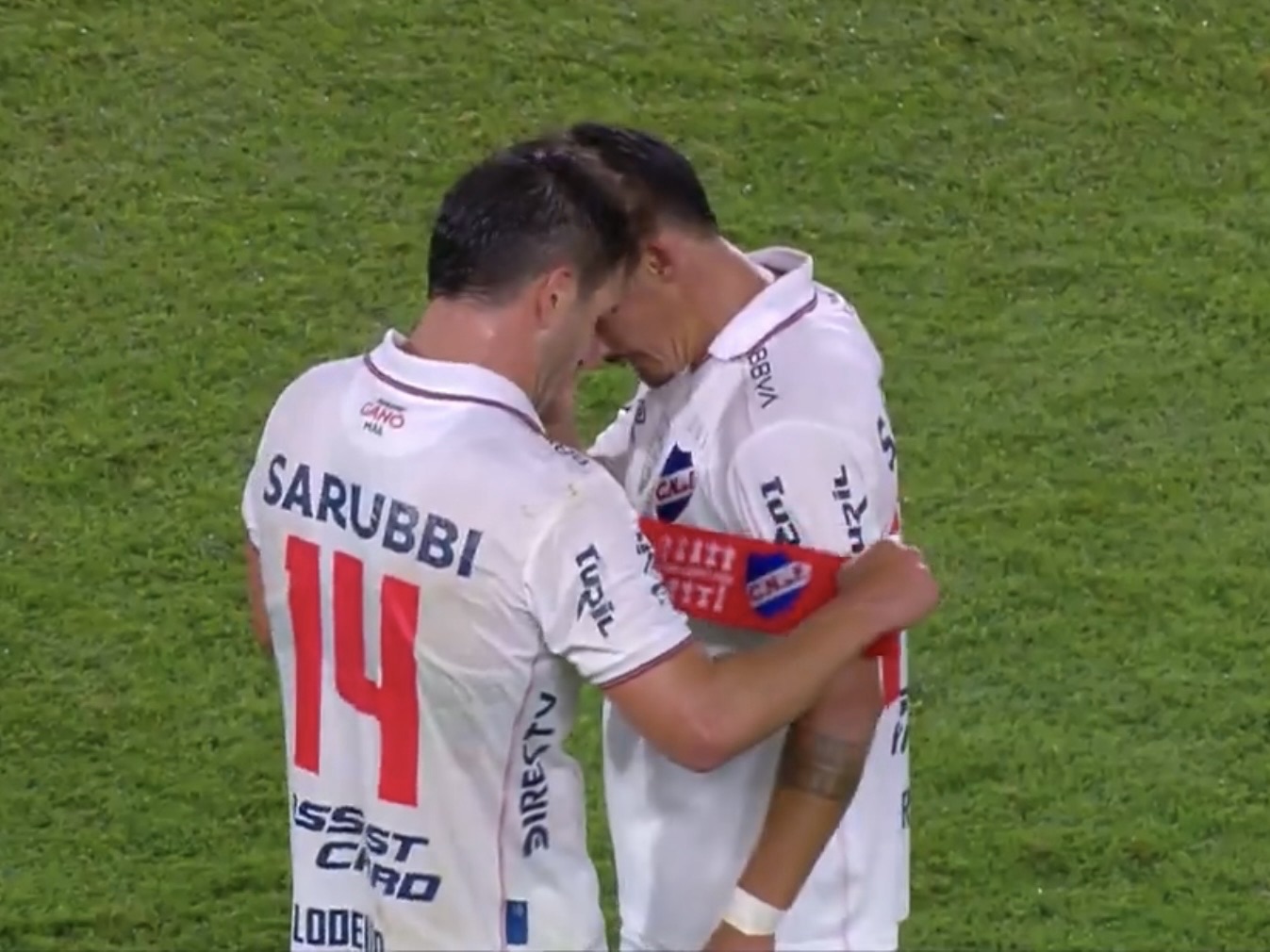 El chuyense Lucas Rodríguez fue capitán de Nacional ayer