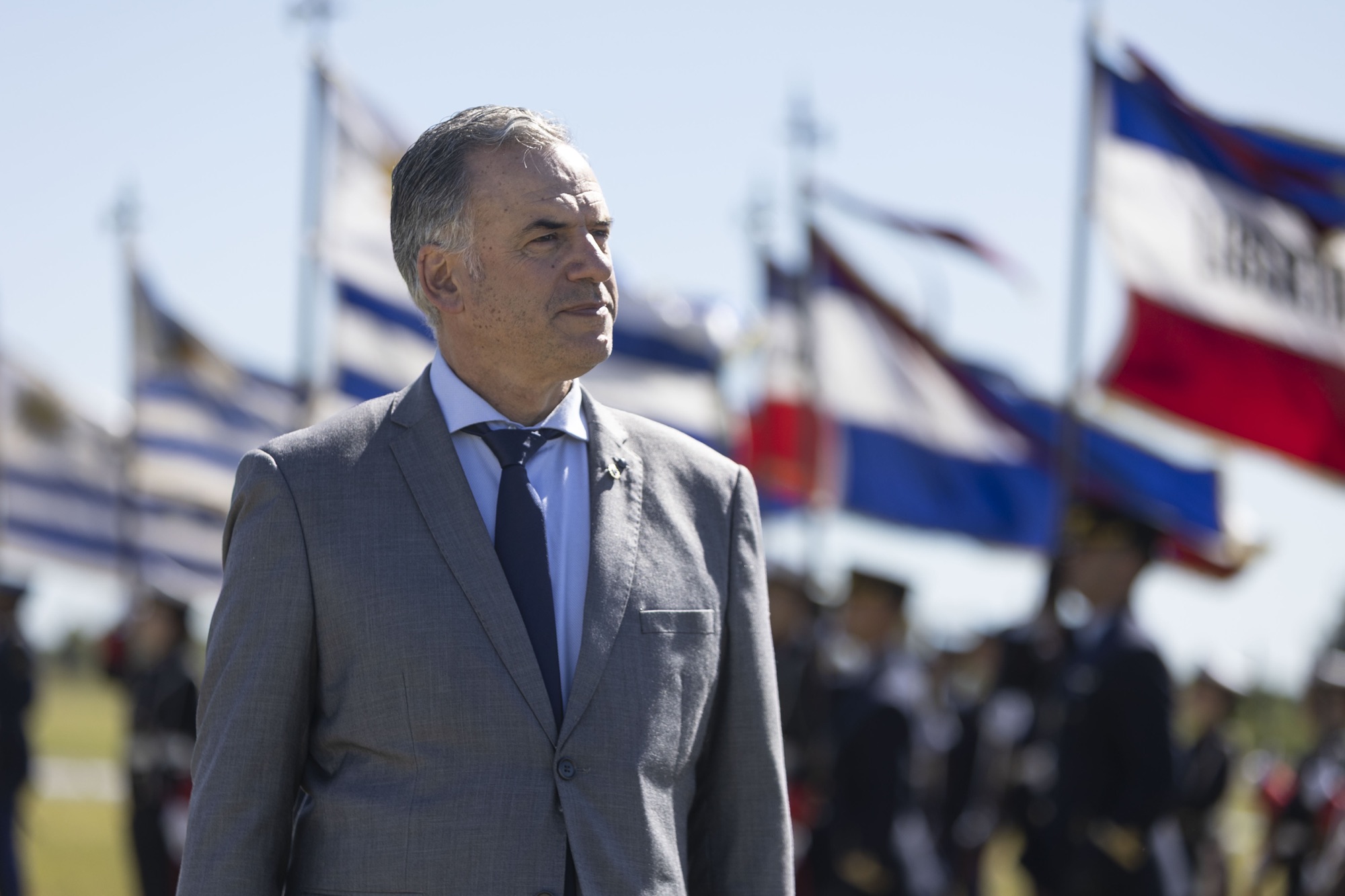 El presidente Orsi no participó de la inauguración de la cosecha del arroz