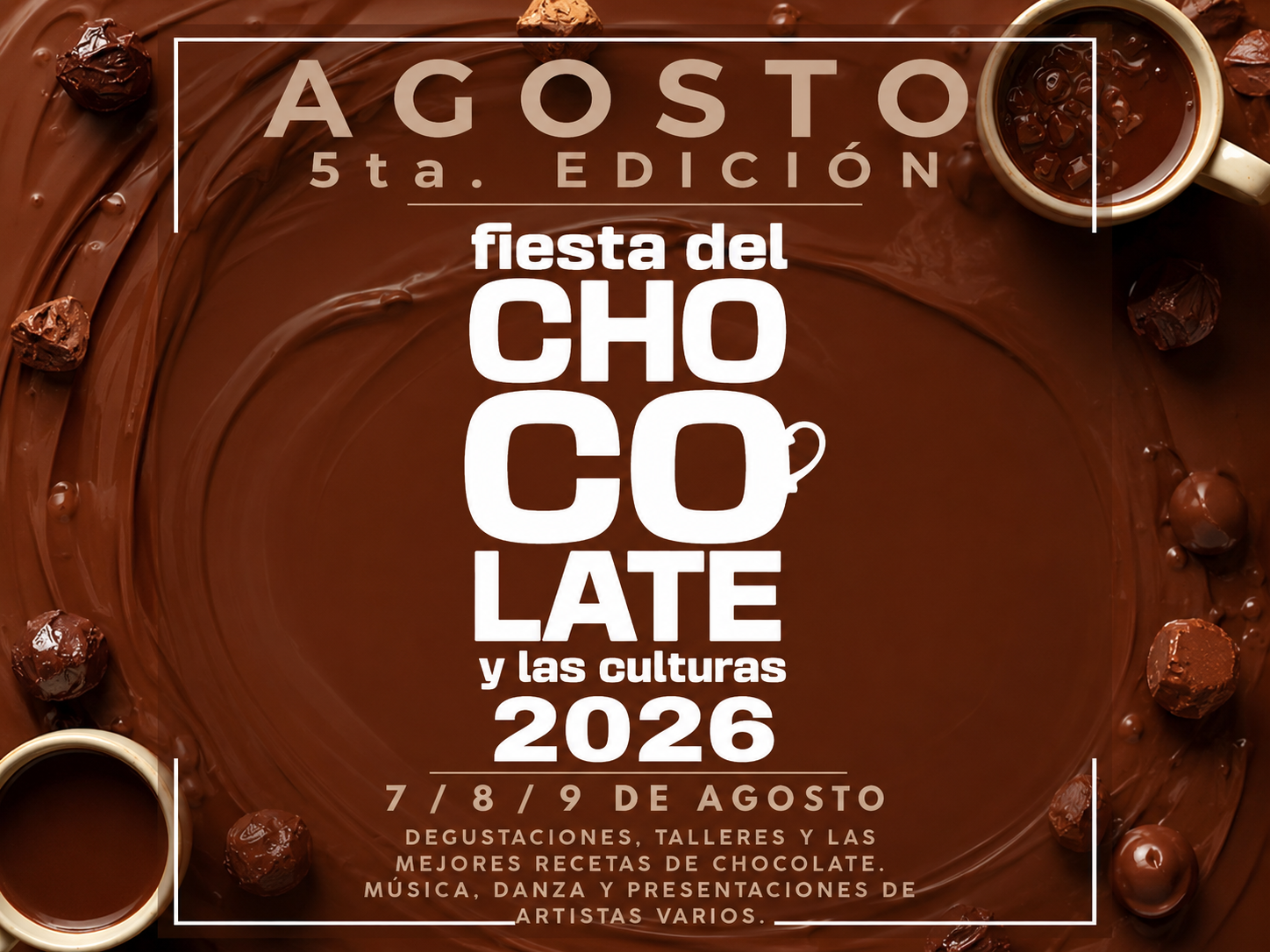 La Paloma se prepara para vivir la Fiesta del Chocolate y las Culturas con tres jornadas de espectáculos y actividades