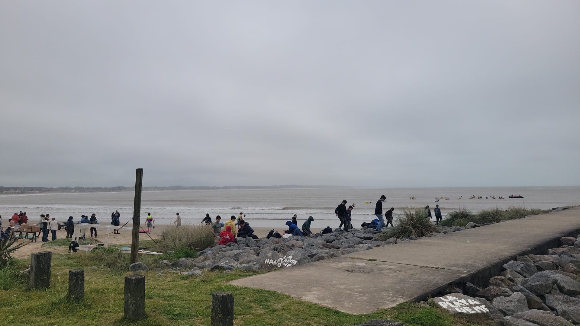 150 jóvenes están disfrutando del Club Náutico Sudestada hoy